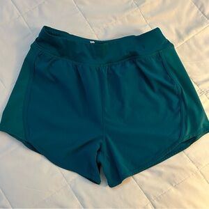 All in Motion Blue/Green Athletic Shorts